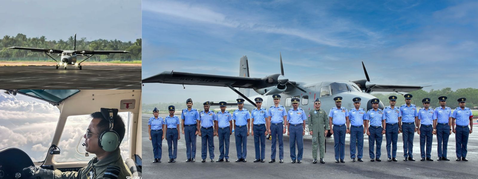 Successful Test Landing on Hingurakgoda Runway